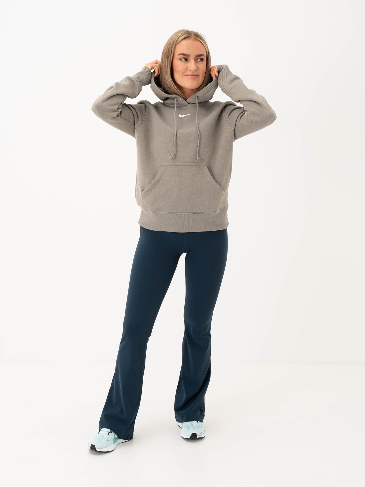 Nike Pheonix Fleece Standard Pullover Hoodie Light Army/Sail