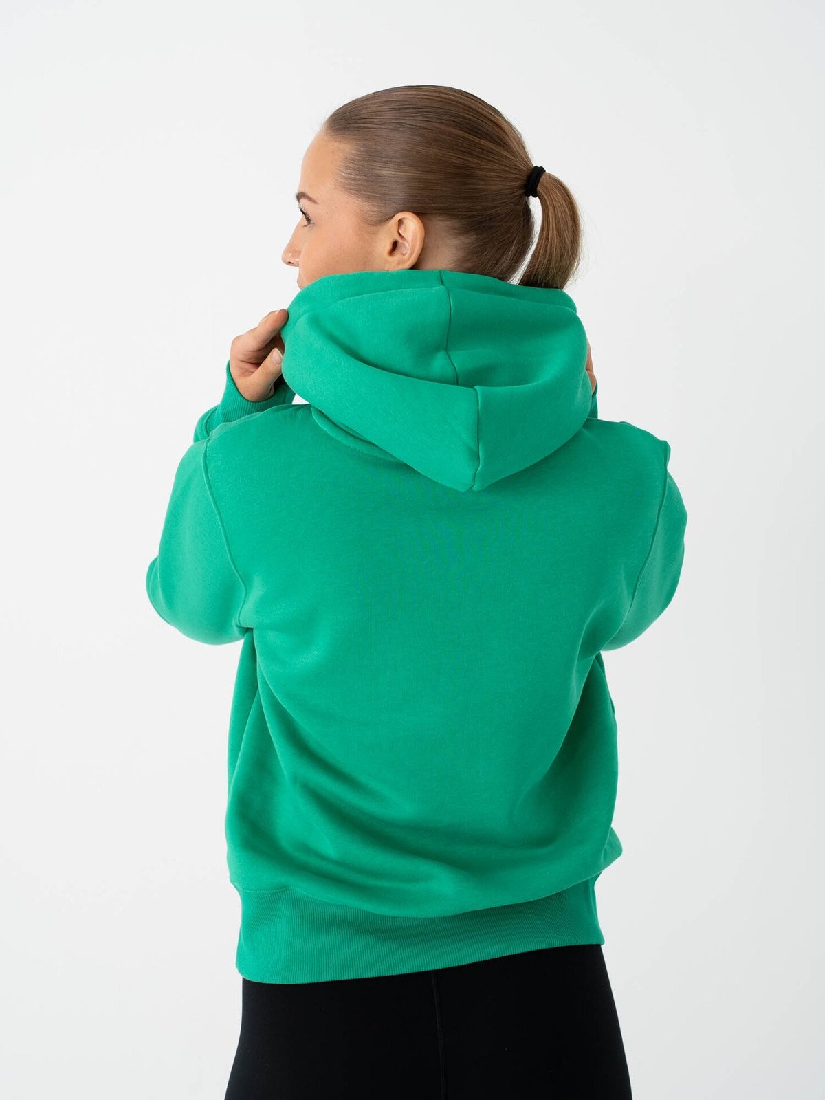 Nike Pheonix Fleece Standard Pullover Hoodie Stadium Green / Sail