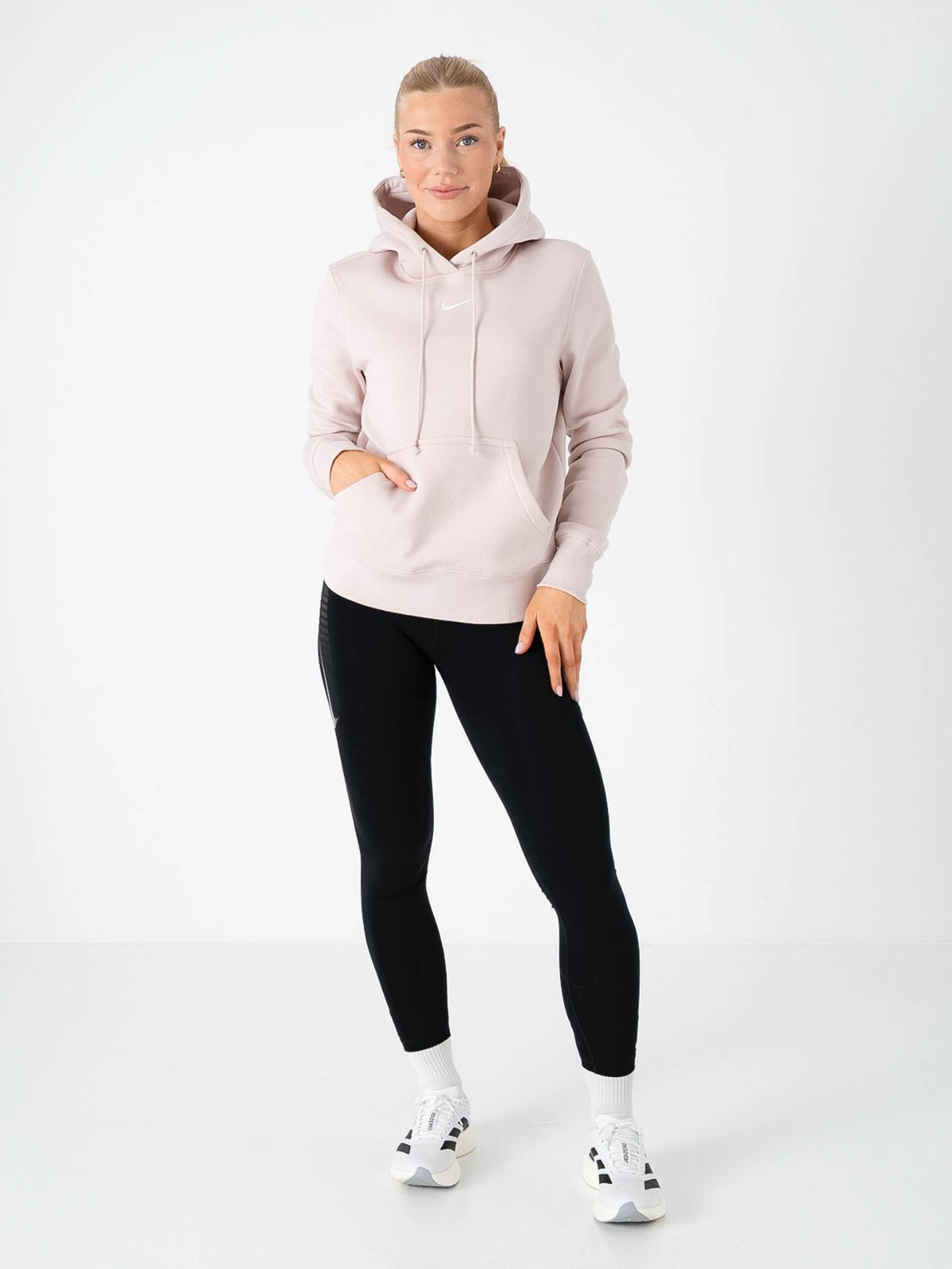 Nike Pheonix Fleece Standard Pullover Hoodie Silt Red / Sail