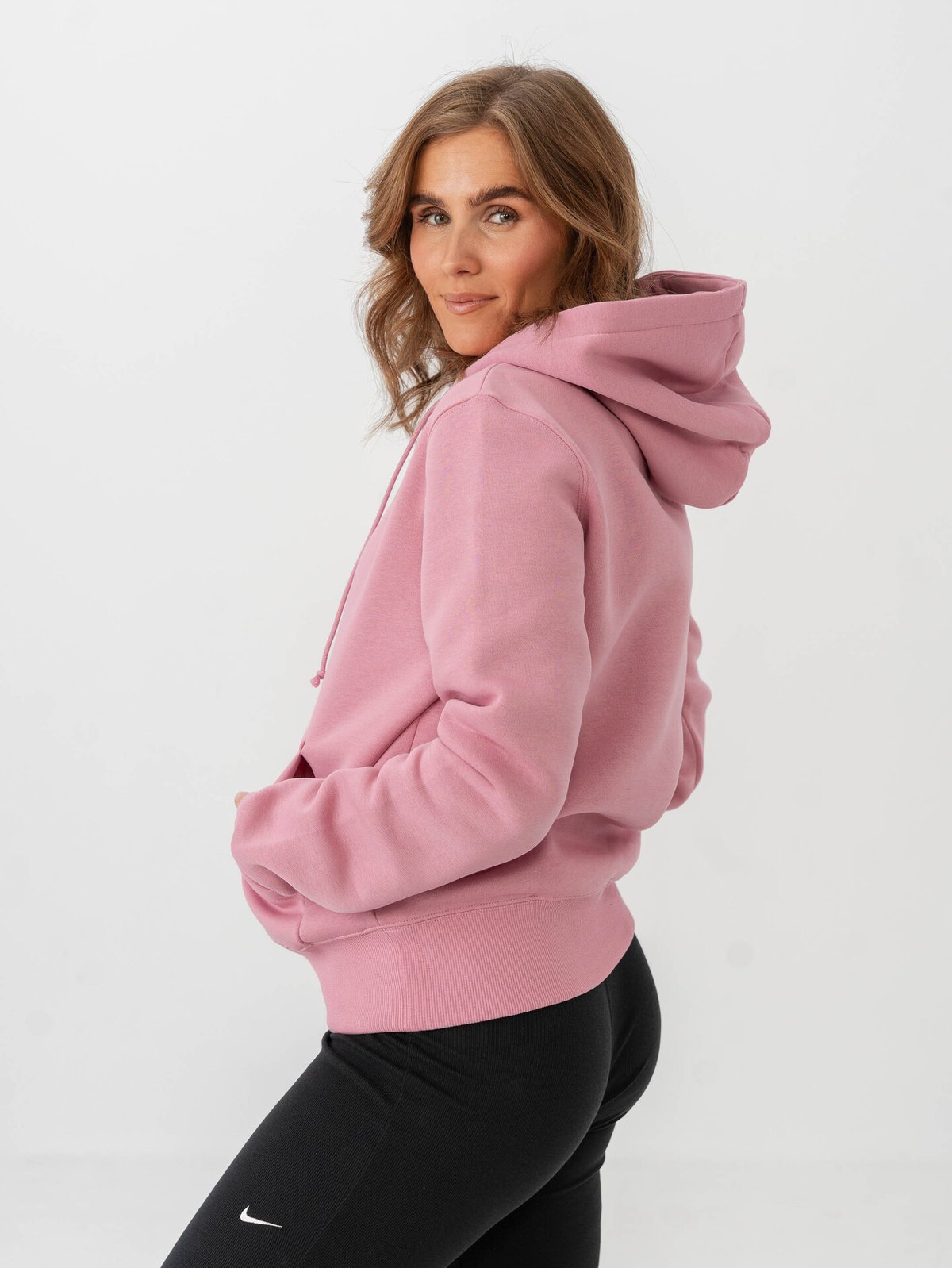 Nike Pheonix Fleece Standard Pullover Hoodie Elemental Pink / Sail