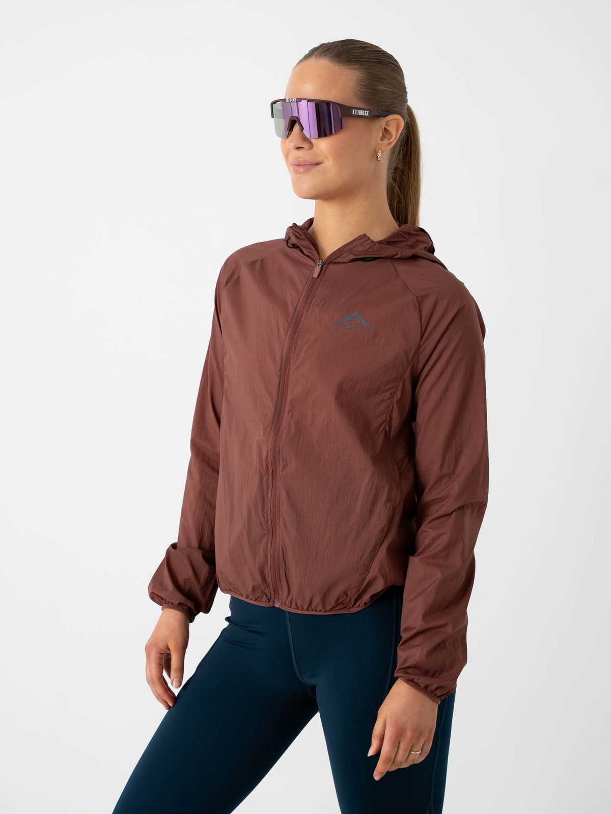 Nike Trail Repel Running Jacket Red Sepia / Phantom / Black