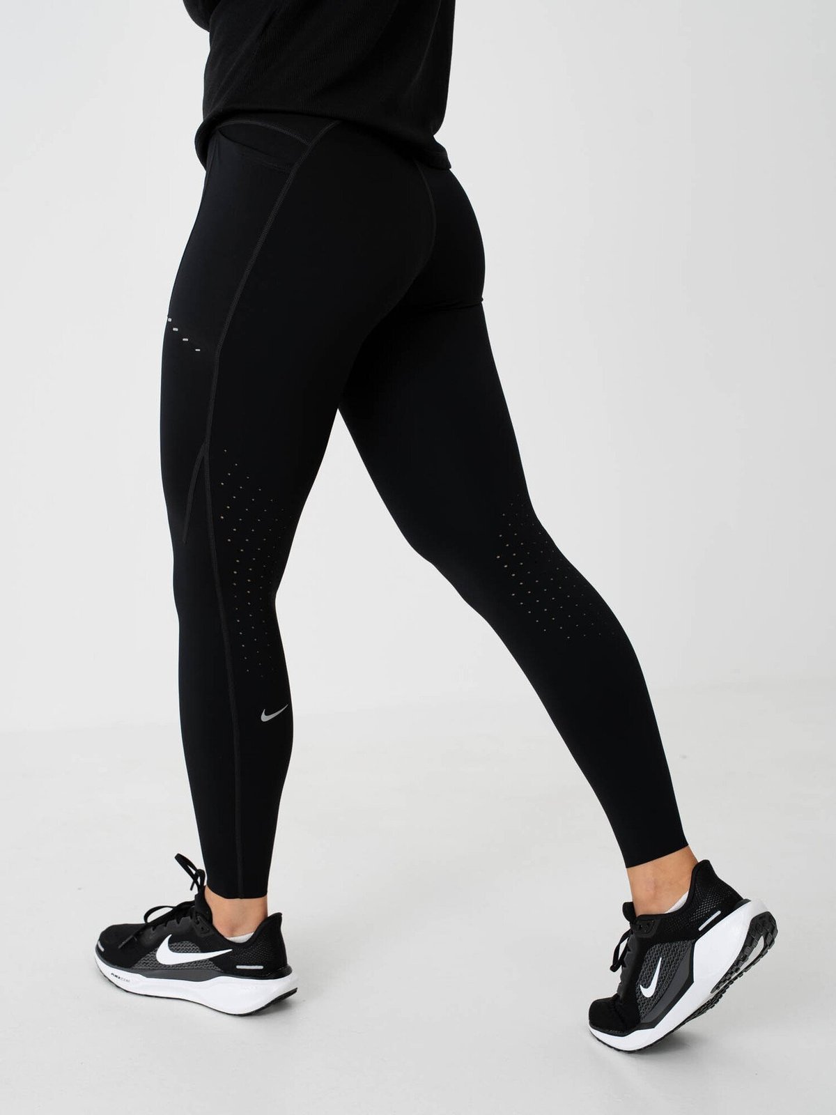 Nike Swift Dri-Fit High-Rise 7/8 Running Tights Black