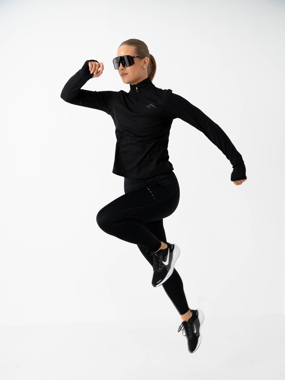 Nike Swift Dri-Fit High-Rise 7/8 Running Tights Black