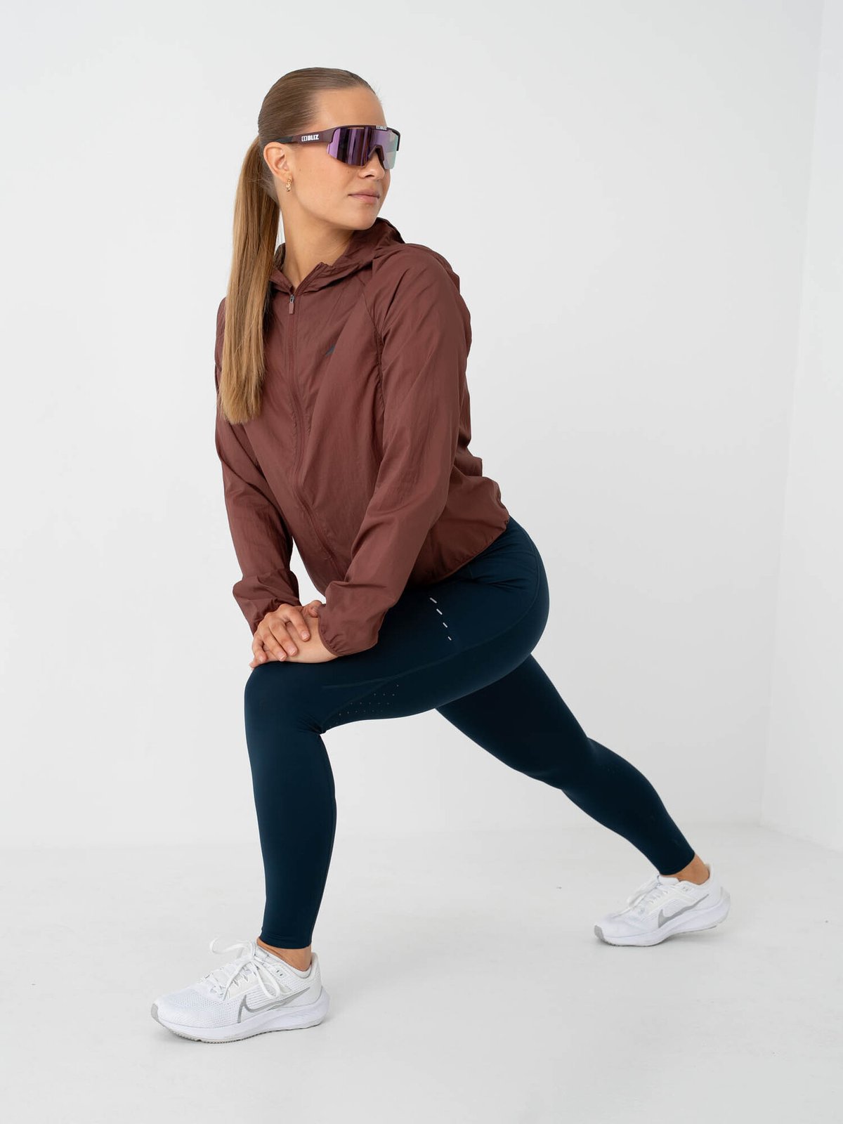 Nike Swift Dri-Fit High-Rise 7/8 Running Tights Armory Navy / Reflective Silver