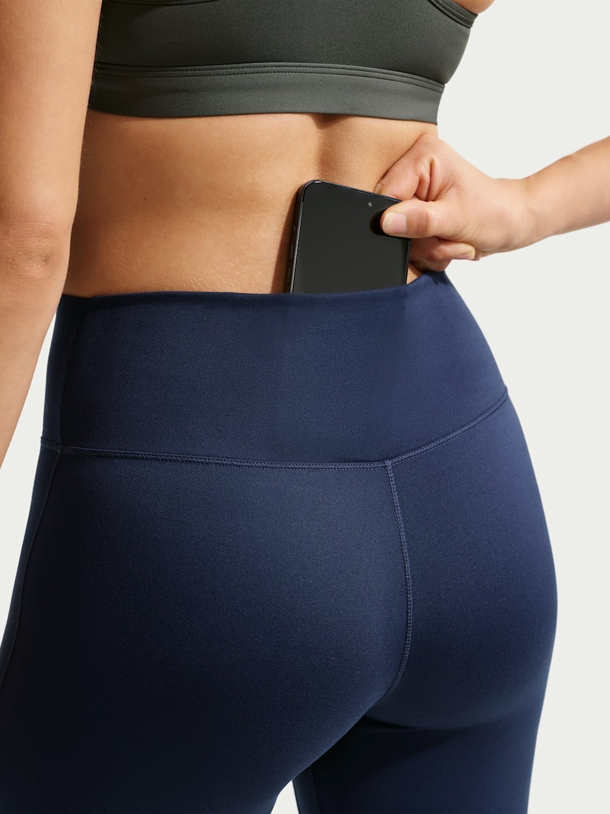 Nike One Dri-Fit High-Waisted Full-Length Leggings Useam Blå
