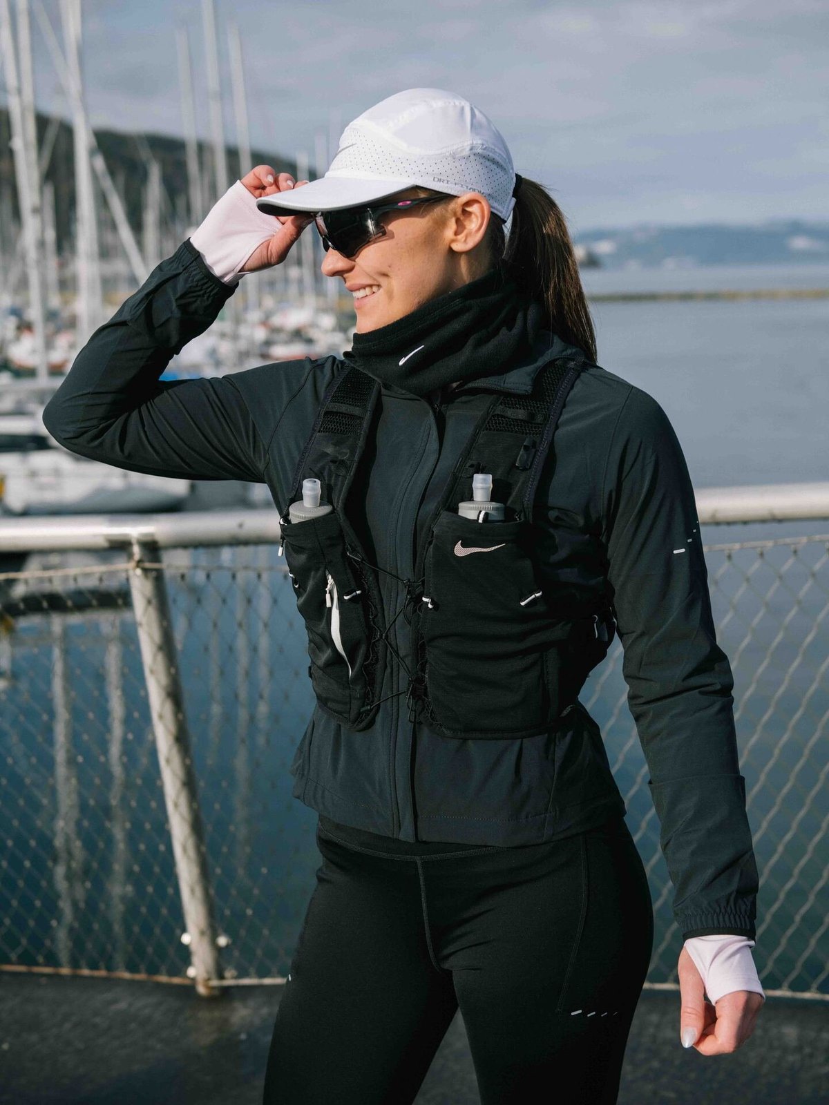 Nike Swift Repel Packable Running Jacket Black