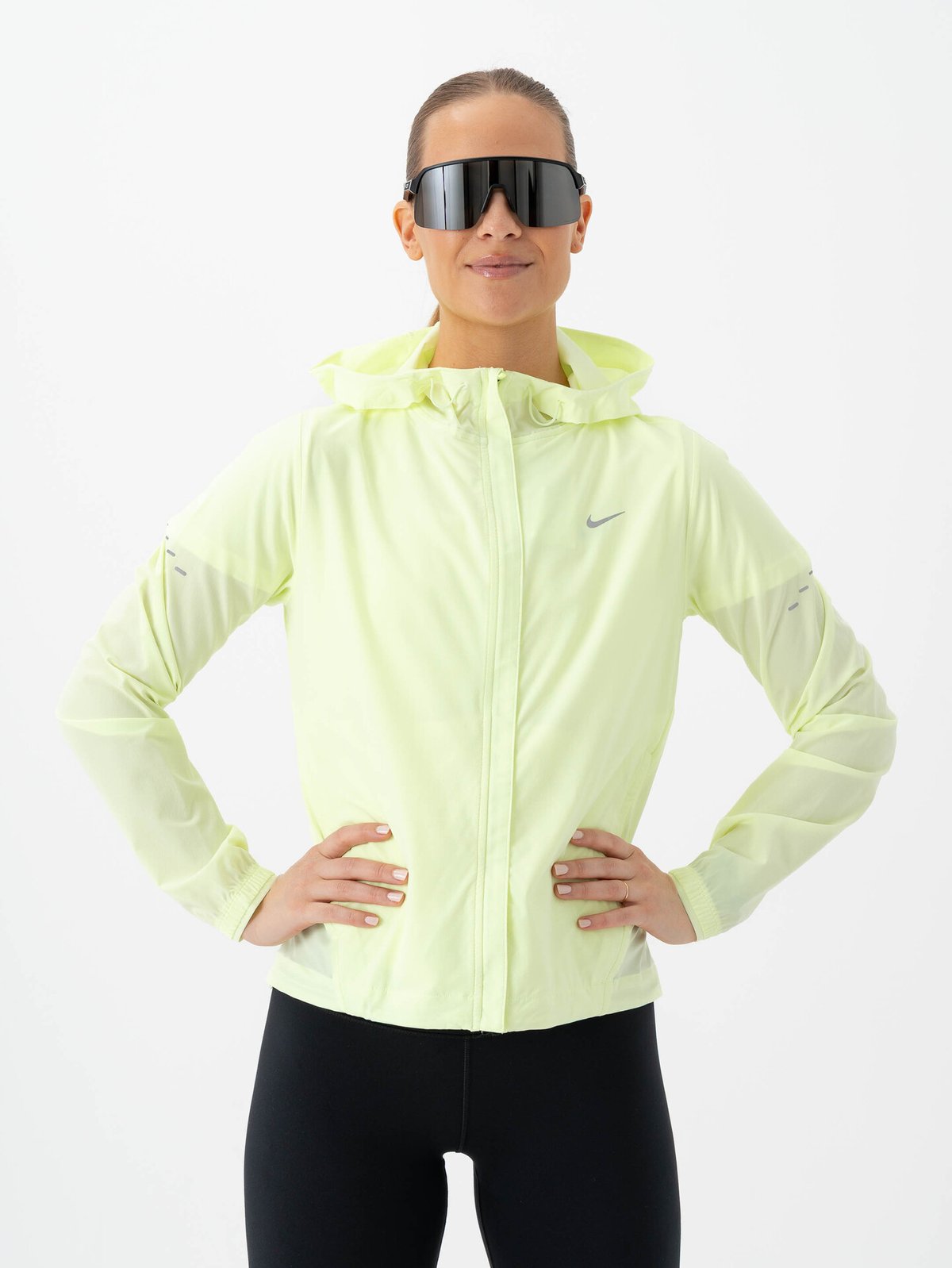 Nike Swift Repel Packable Running Jacket Barely Volt / Reflective Silver