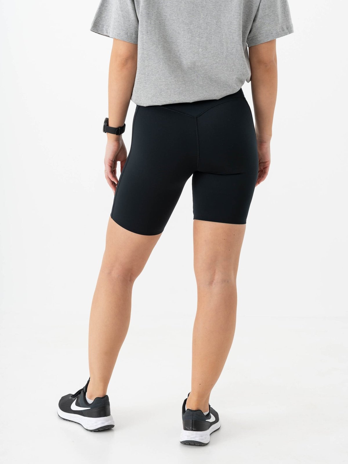 Nike Dri-Fit Universa High-Rise 8in Pocket Shorts Black / Anthracite / Smoke Grey