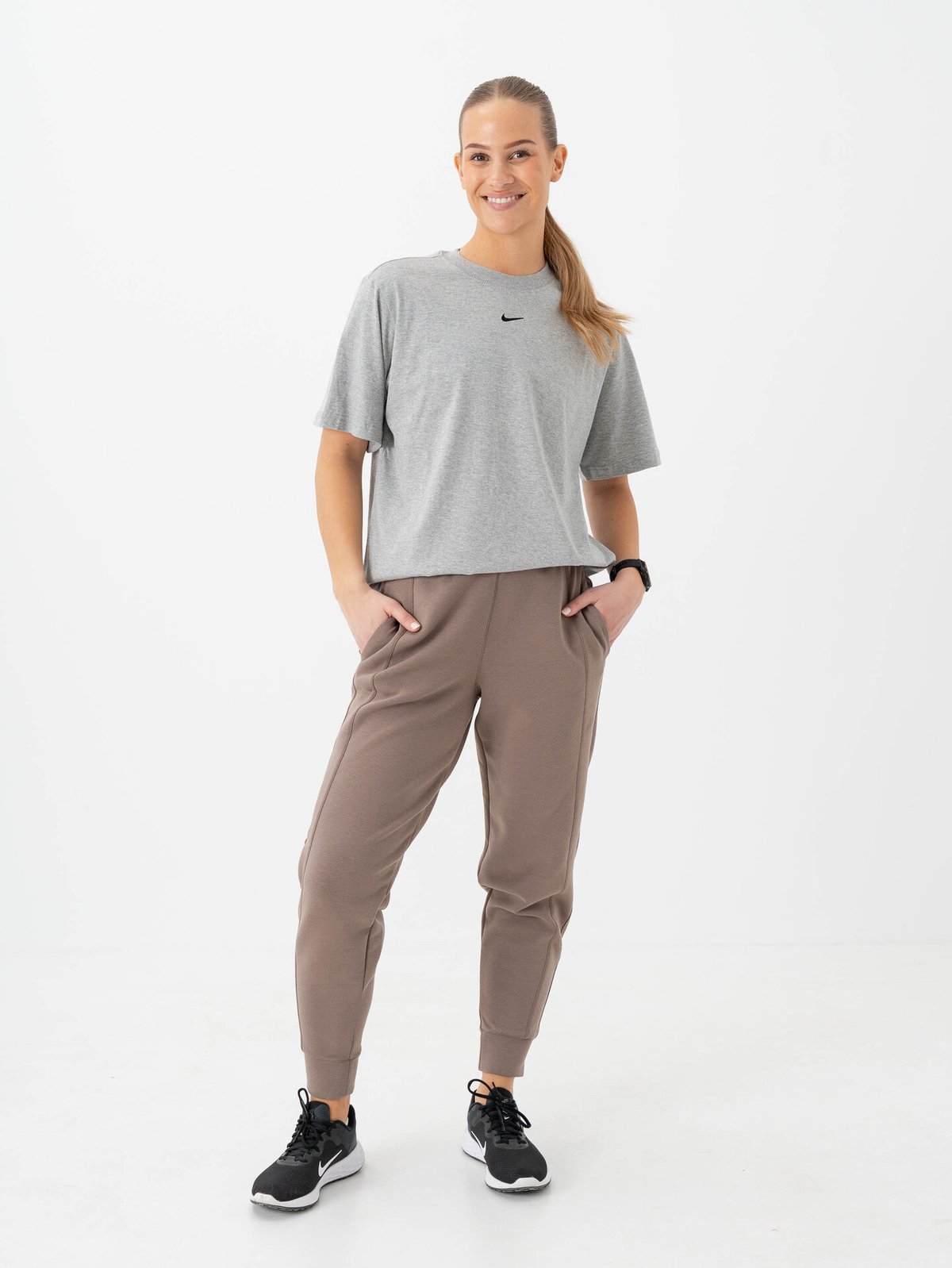 Nike 24.7 Dri-Fit Mid-Rise Jogger Soft Mink Brown / Black / Ironstone
