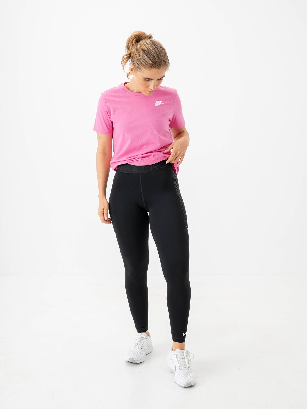 Nike Pro 365 Mid-Rise GG GRX Black / White