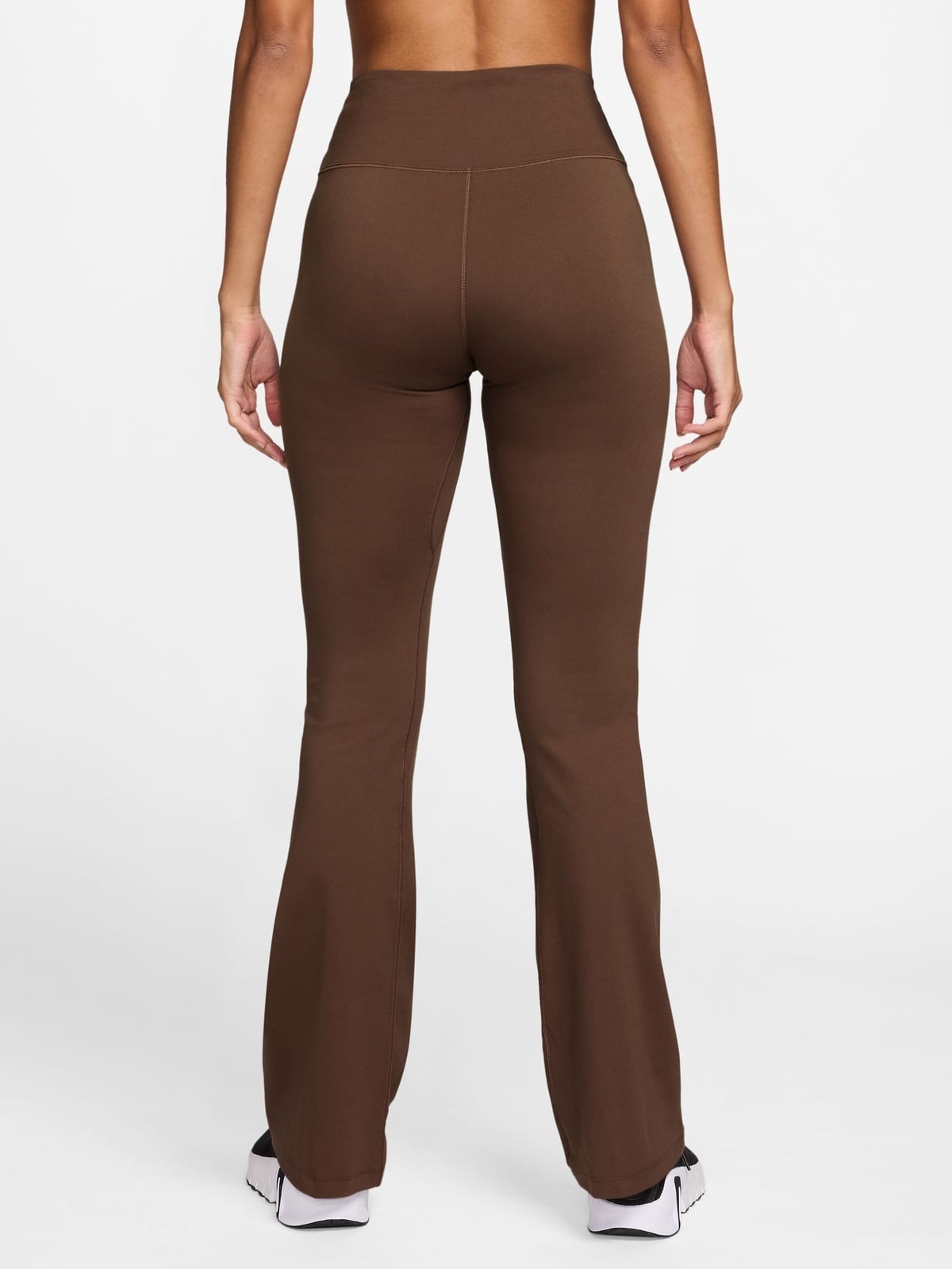 Nike One High-Waisted Flared Leggings Brun