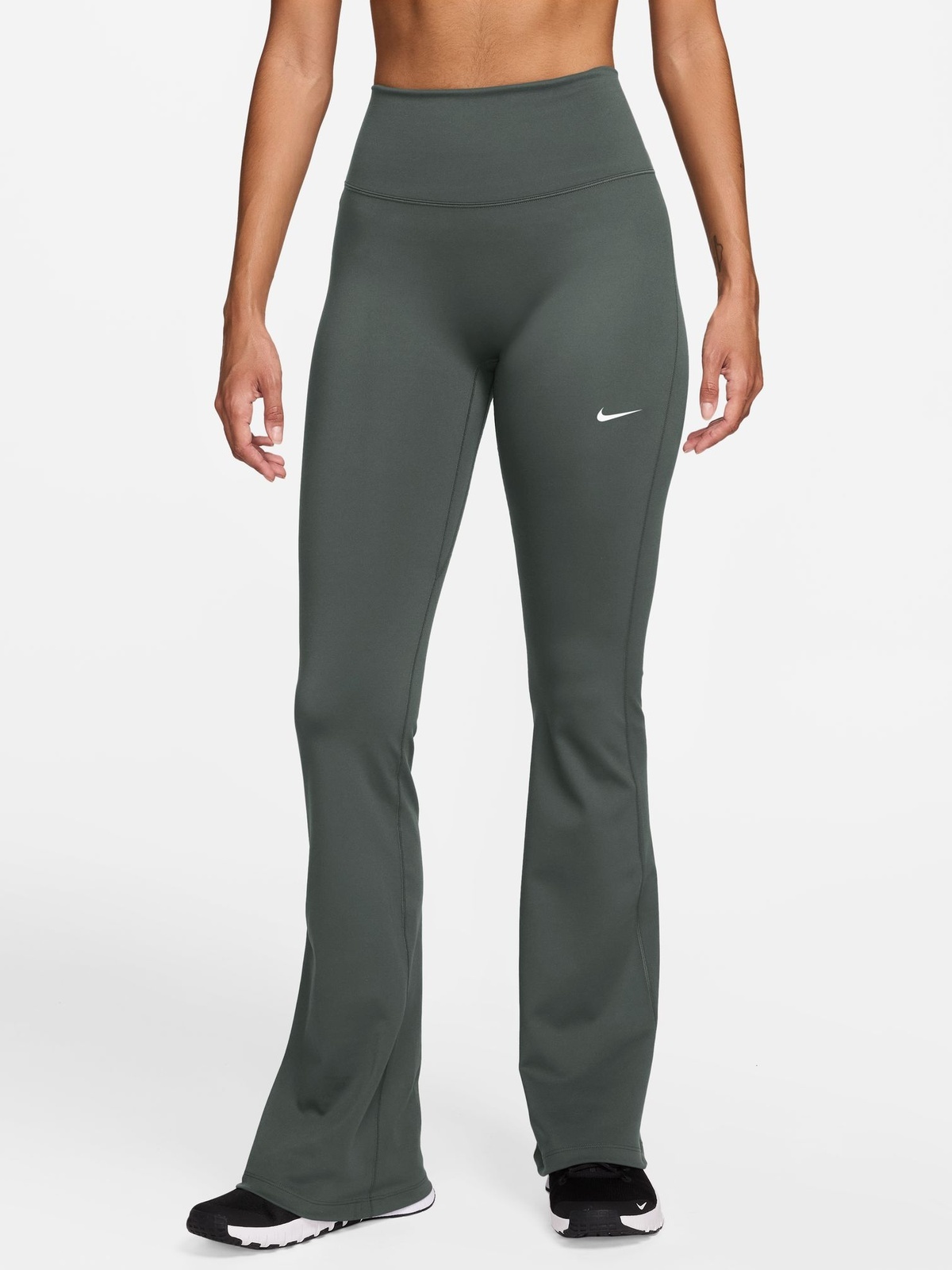 Nike One High-Waisted Flared Leggings Grønn