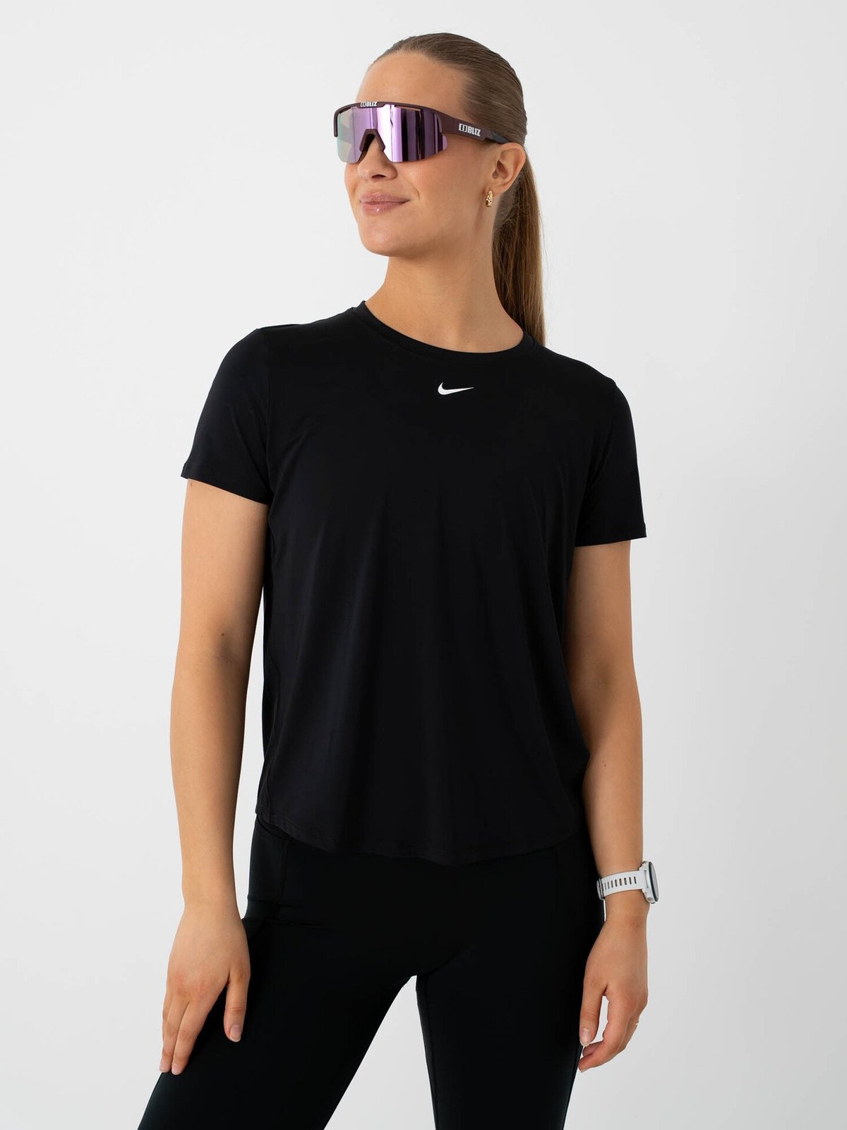Nike One Classic Dri-Fit Short Sleeve Top Black