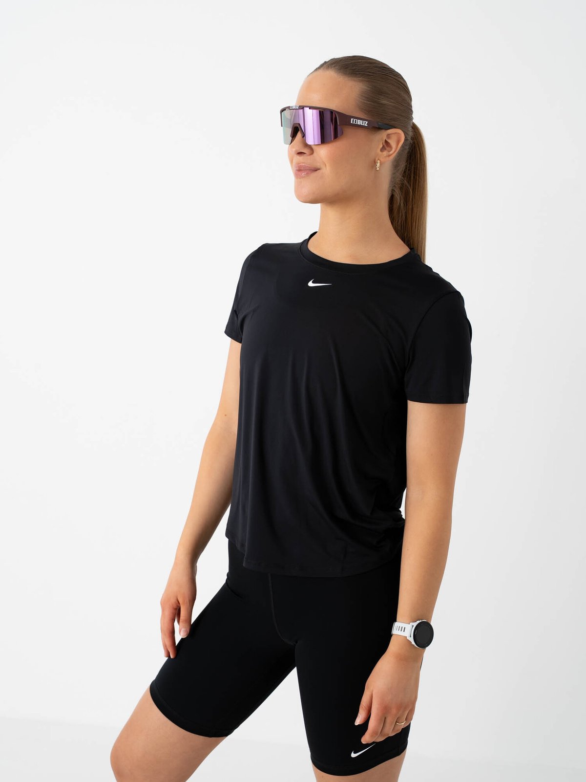 Nike One Classic Dri-Fit Short Sleeve Top Black