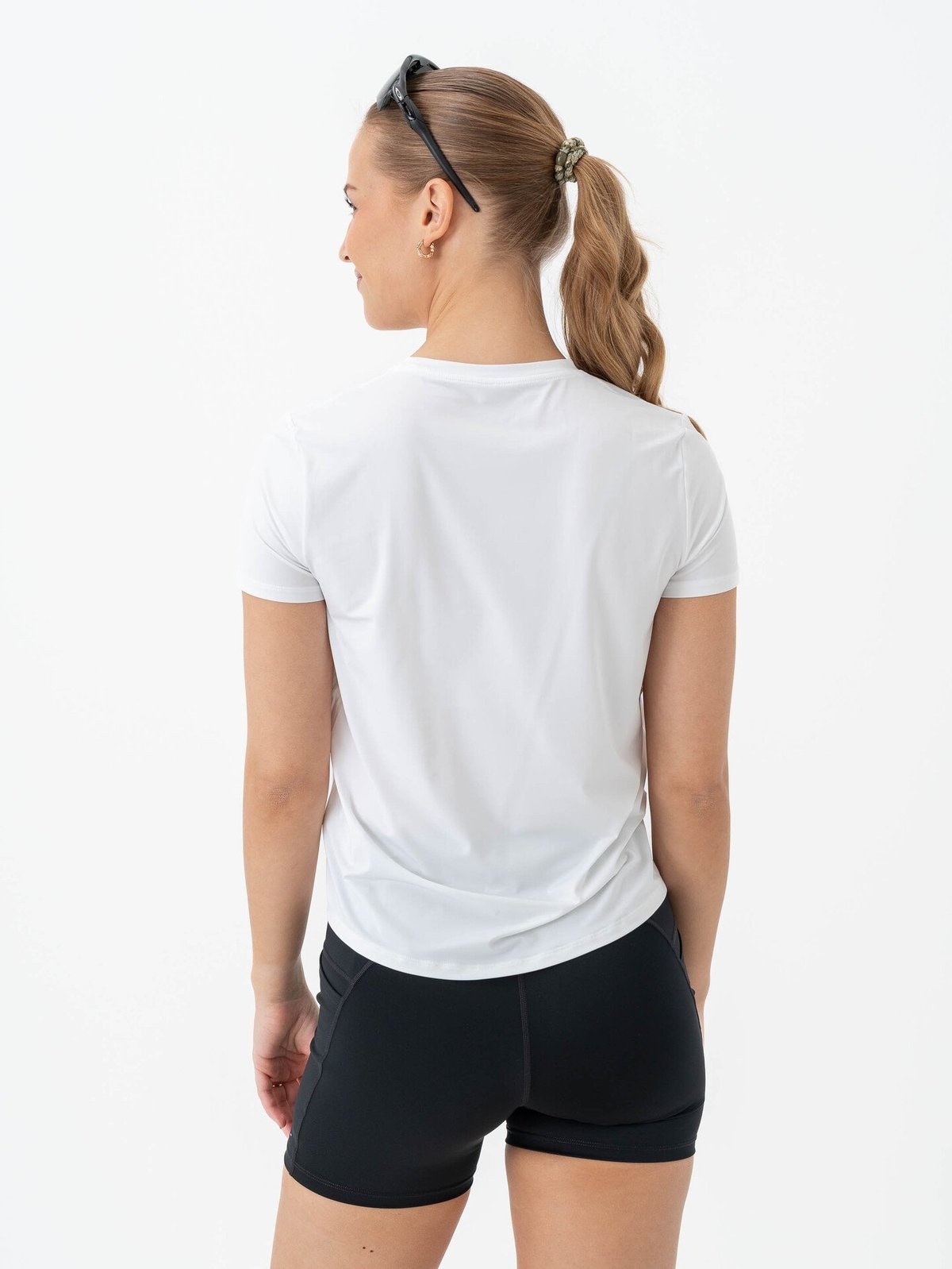 Nike One Classic Dri-Fit Short Sleeve Top White / Black