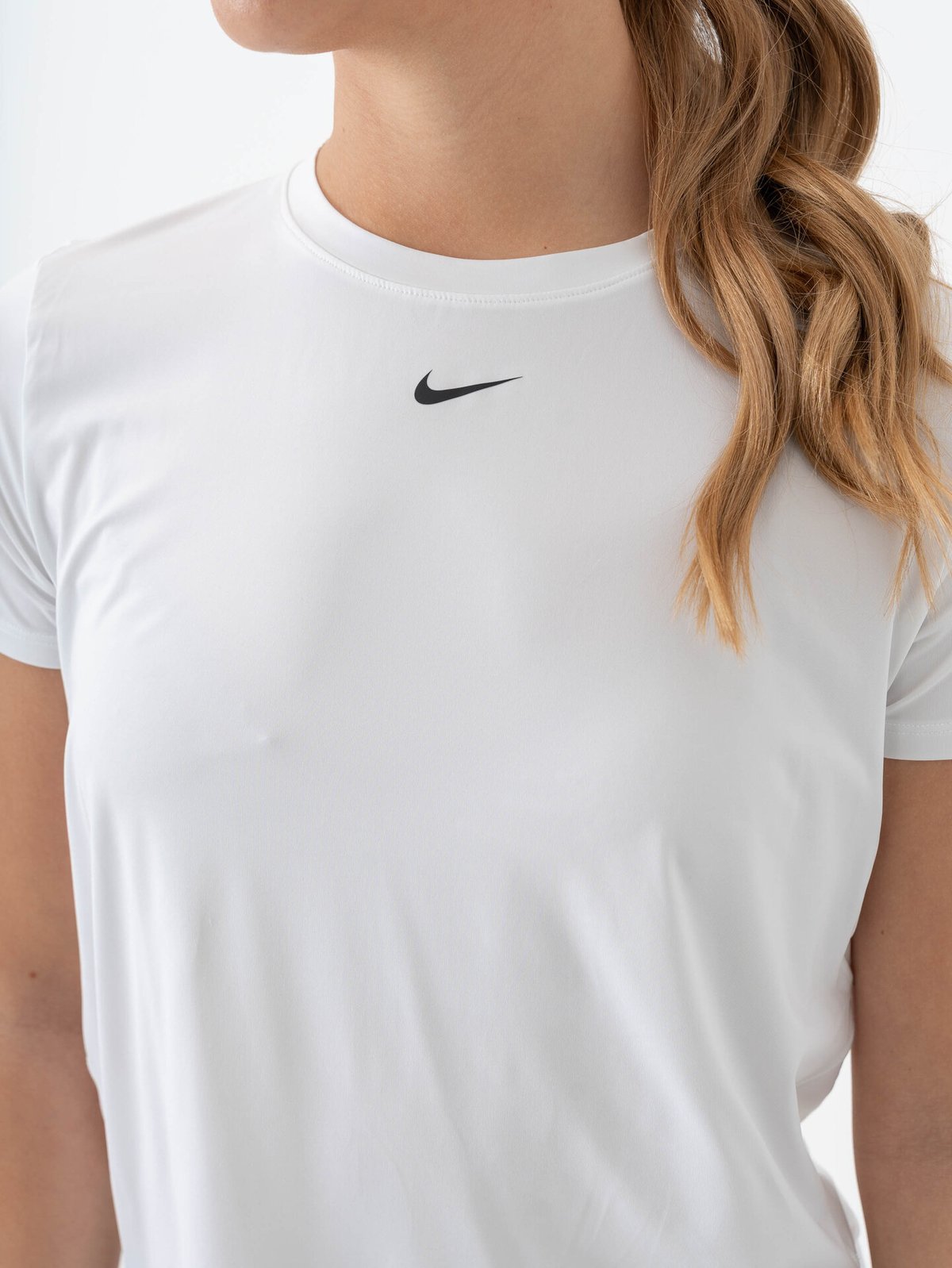 Nike One Classic Dri-Fit Short Sleeve Top White / Black