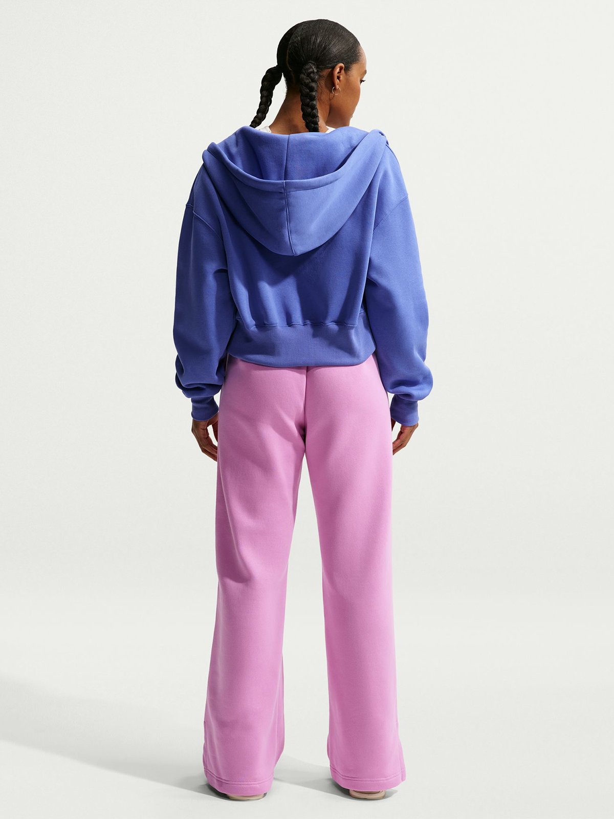 Nike Sportswear Phoenix Hige-Waisted Wide Pants Rosa