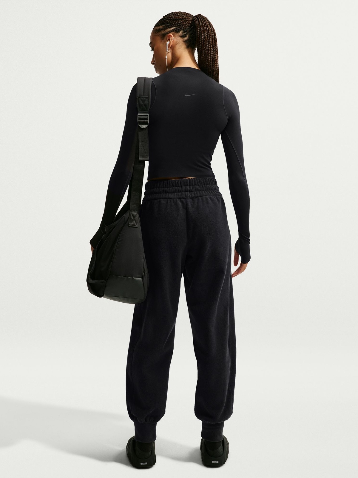 Nike One Therma-Fit Polar Fleece Jogger Sort