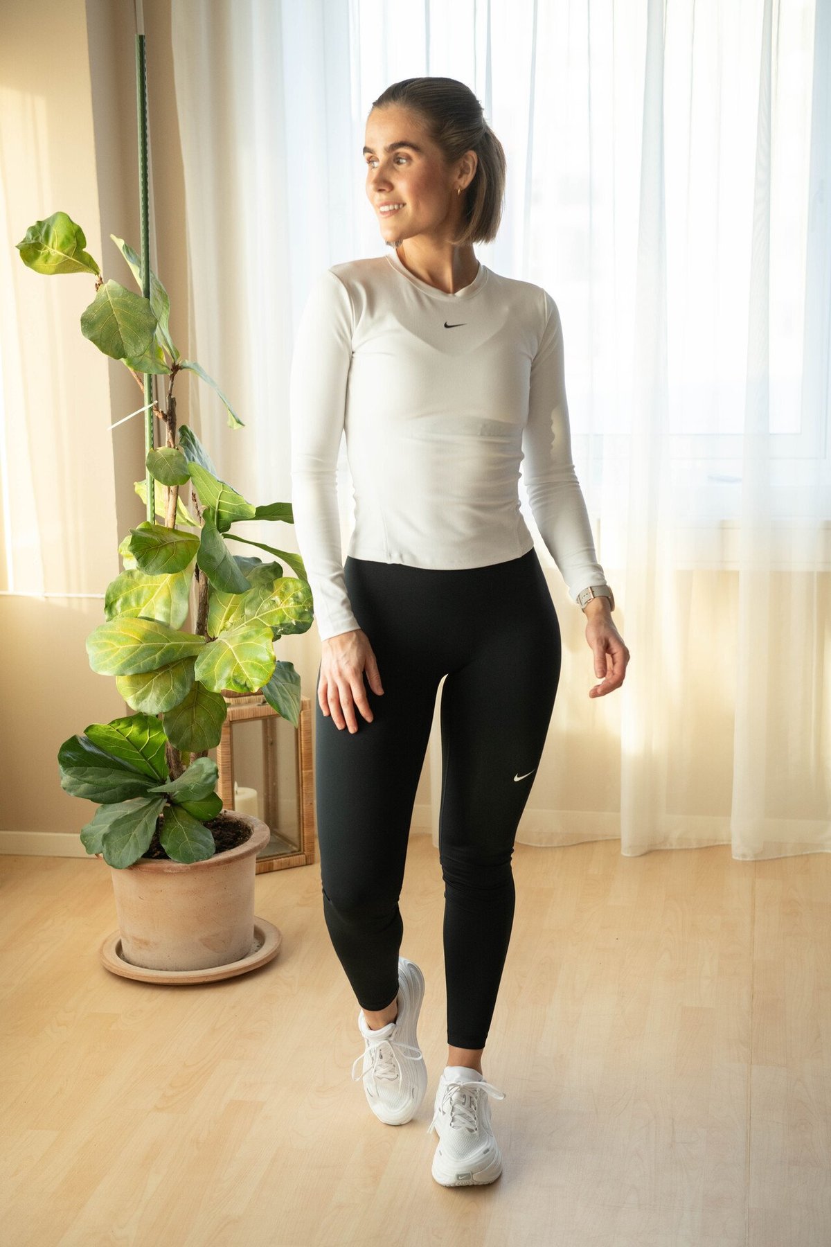 Nike Pro Dri-Fit 365 Mid-Rise Full-Length Leggings Useam Black