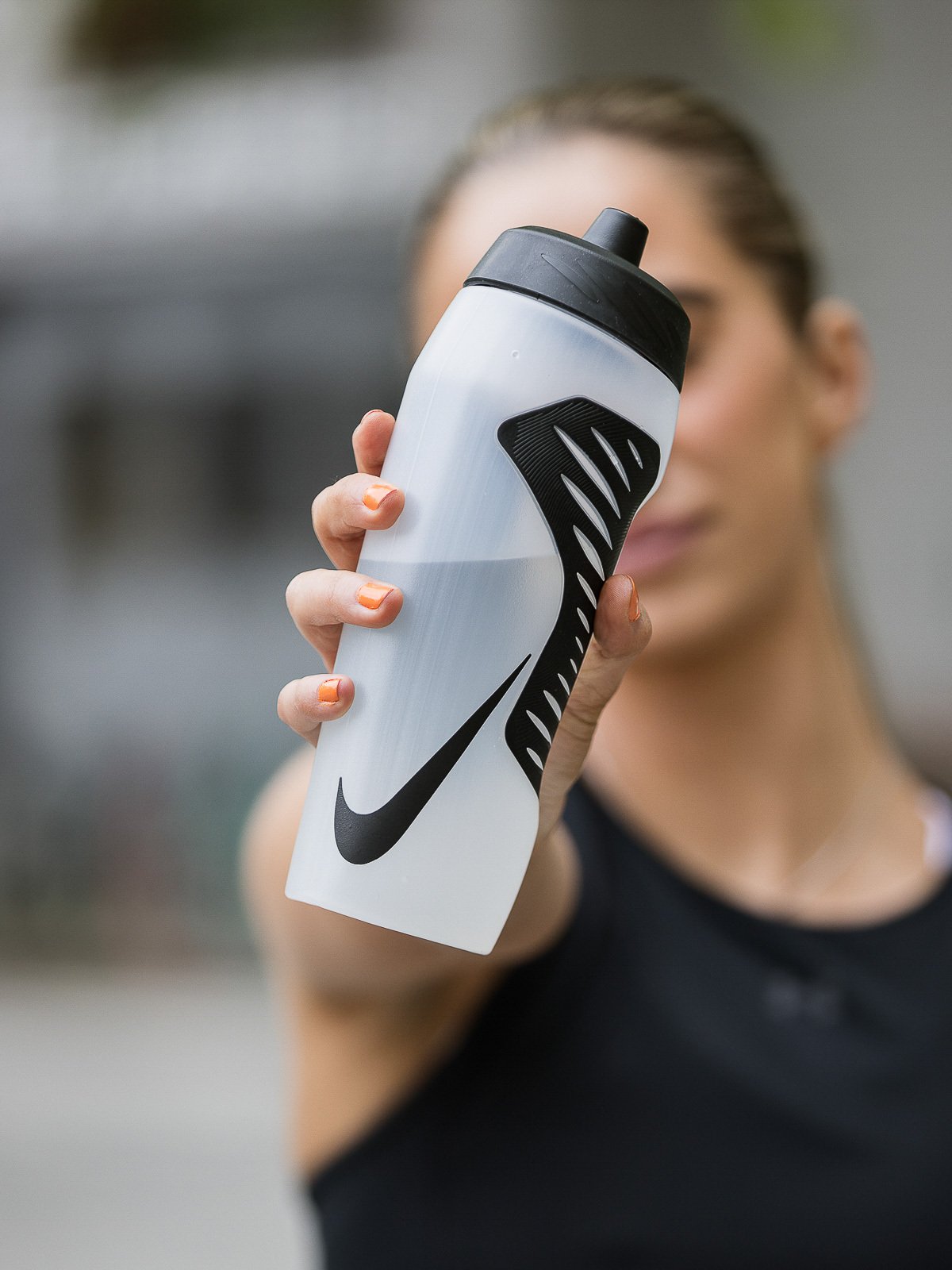 Nike Hyperfuel Water Bottle 700ml Clear/Black