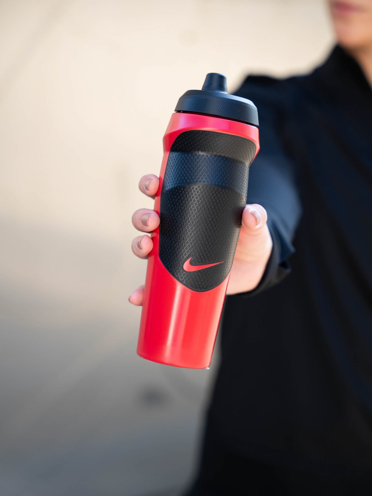 Nike Hypersport Bottle 600ml Rød