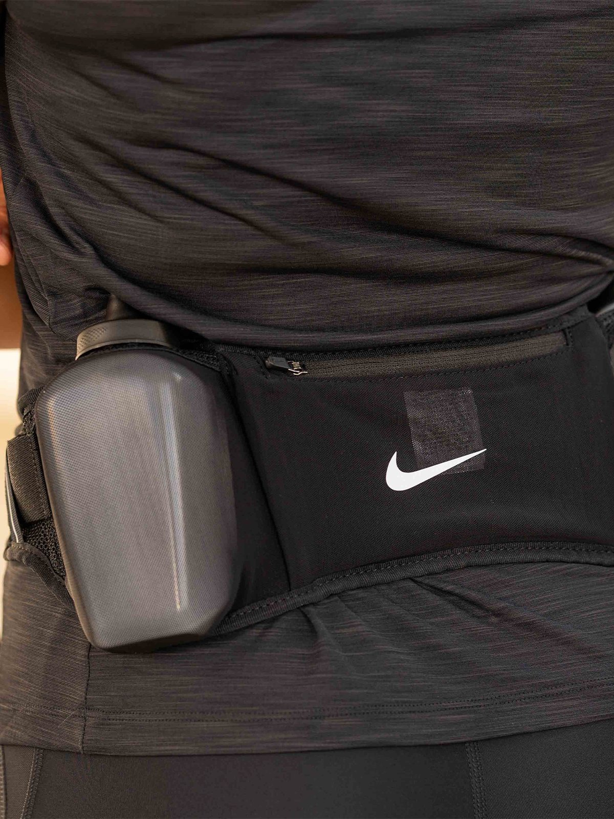 Nike Flex Stride Double Bottle Belt Black