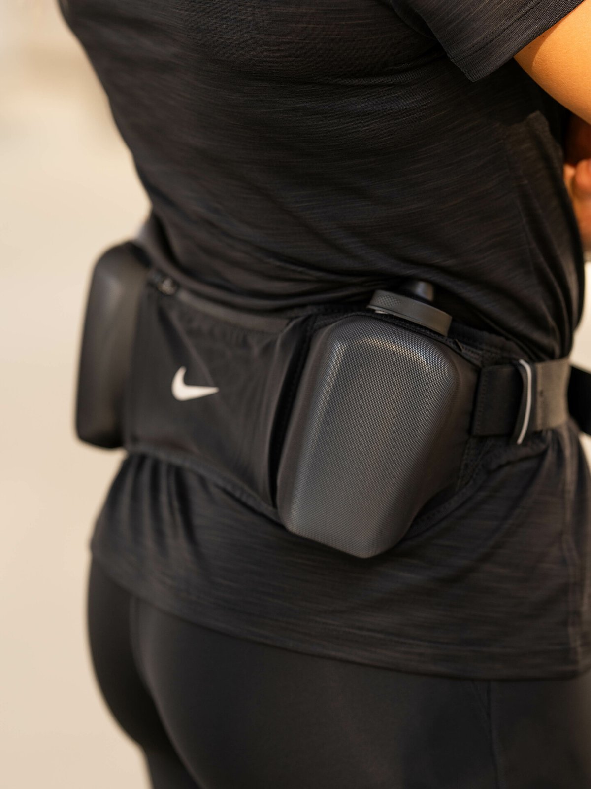 Nike Flex Stride Double Bottle Belt Black