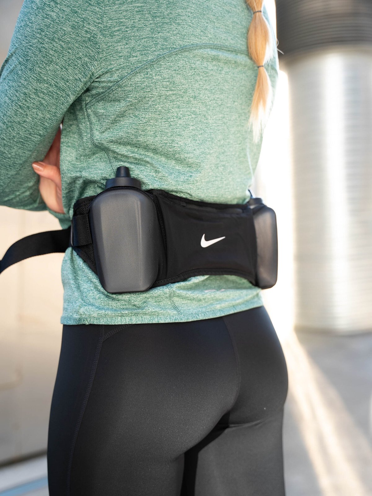 Nike Flex Stride Double Bottle Belt Black