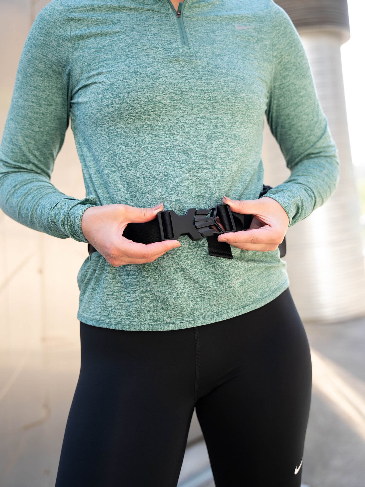 Nike Flex Stride Double Bottle Belt Black