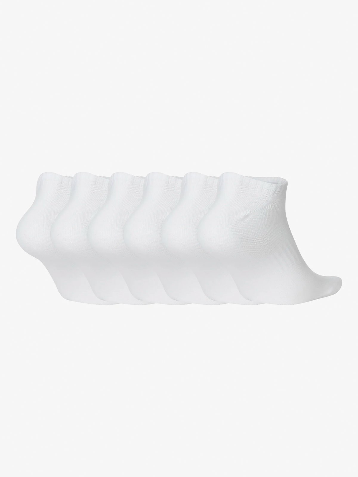 Nike Everyday Lightweight Training No-Show Socks 6pk White / Black