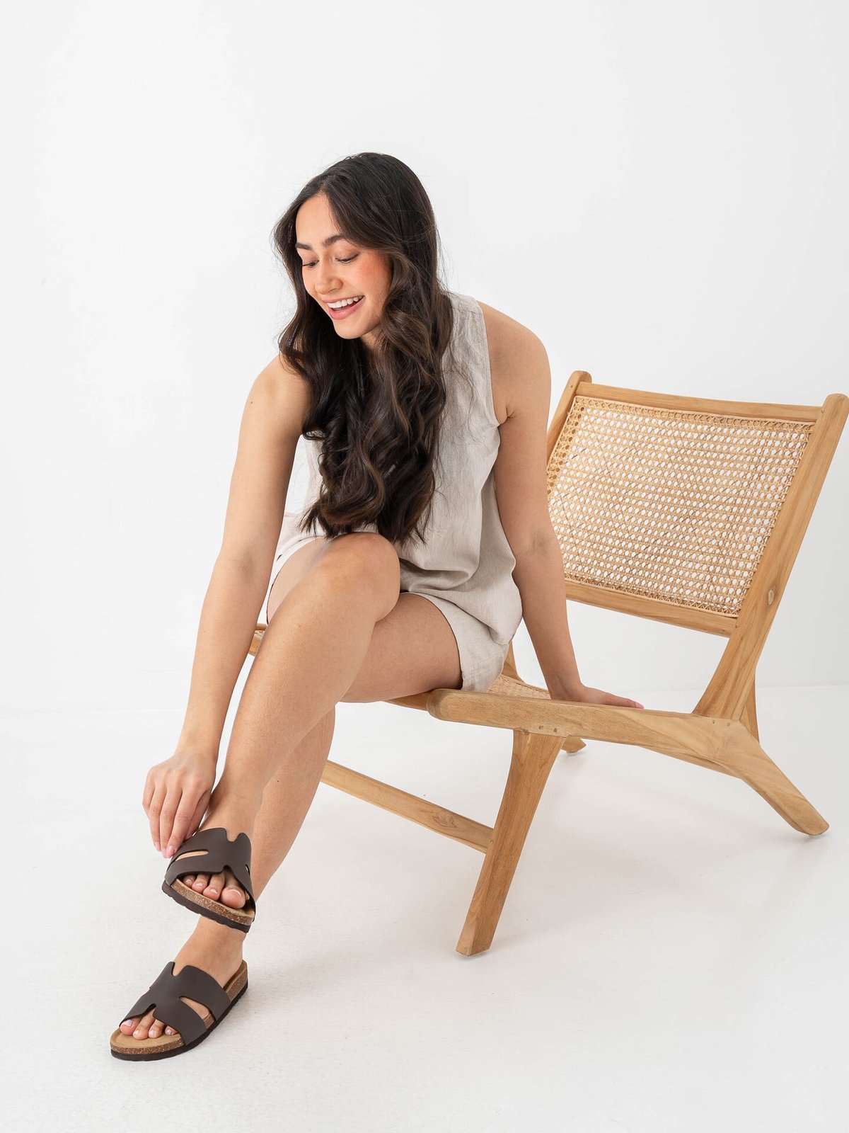 Nou Tinea Cork Sandal v2 Chocolate Brown