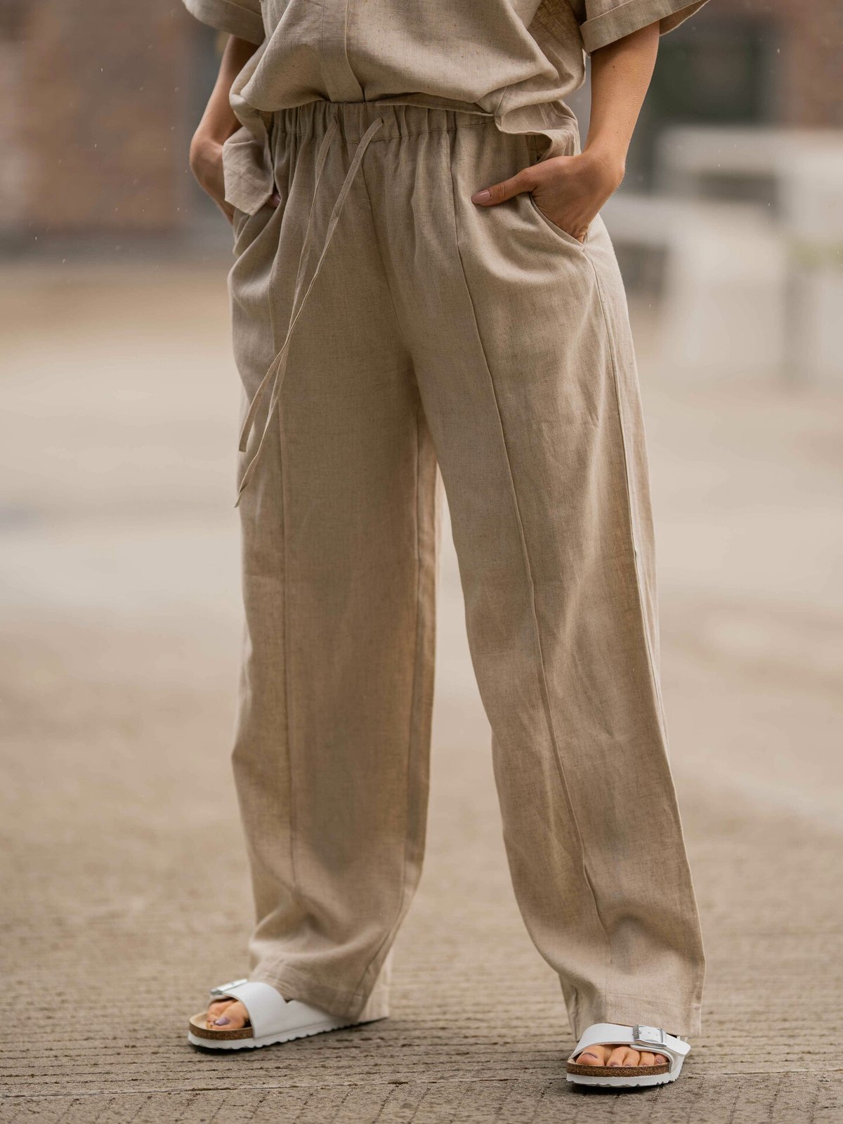 NORR Esma pants Beige