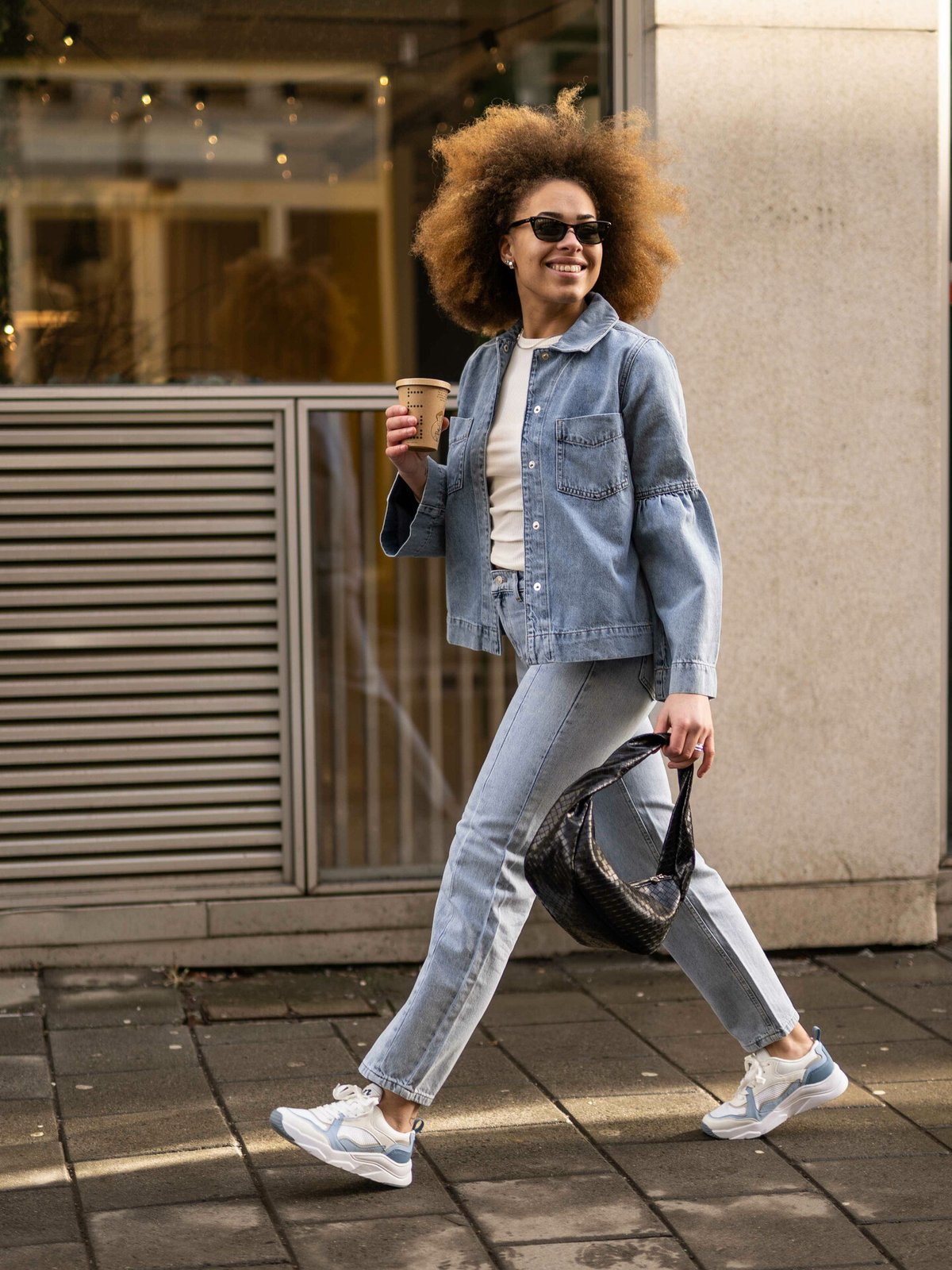 NORR Hannalie Denim Jacket Blue Wash