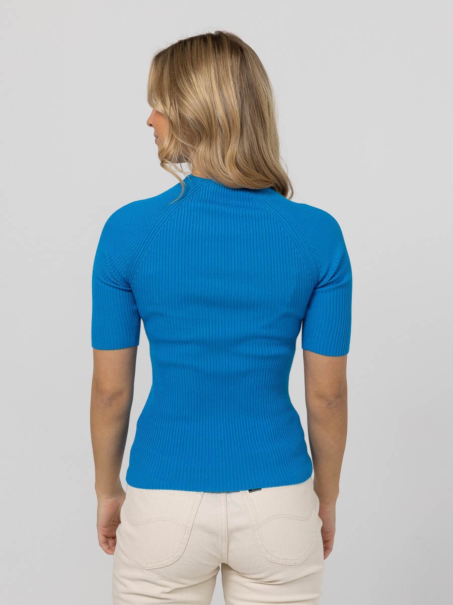 NORR Sherry Knit Tee Ibiza blue