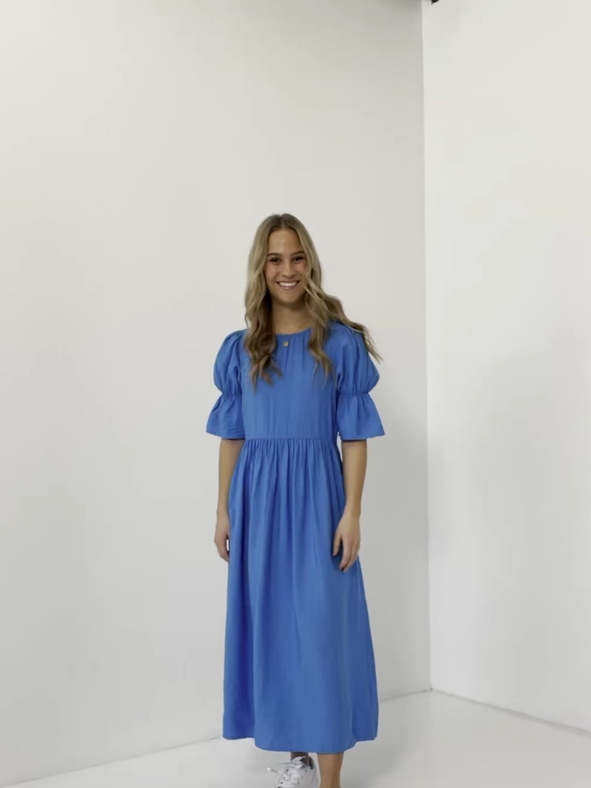 NORR Alyssa Maxi Dress Ibiza Blue