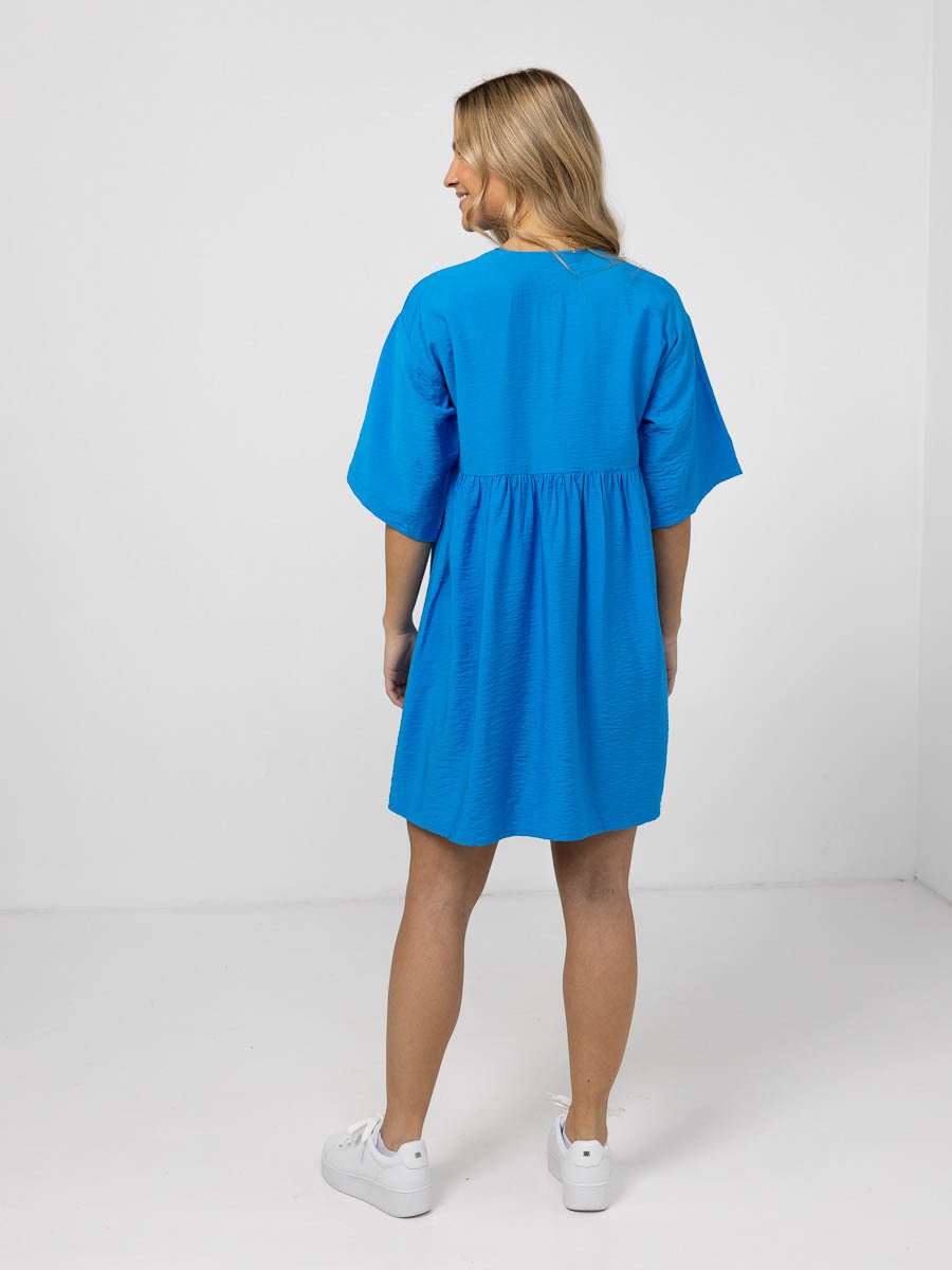 NORR Alyssa Lunette Dress Ibiza Blue
