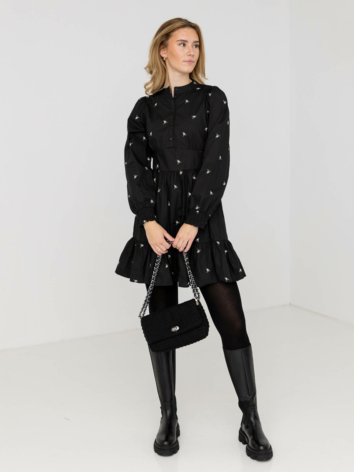 NORR Miluna Dress Black comb.