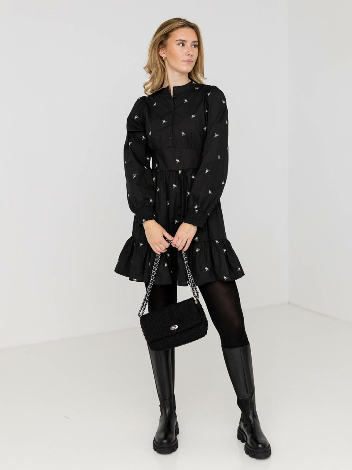 NORR Miluna Dress Black comb.