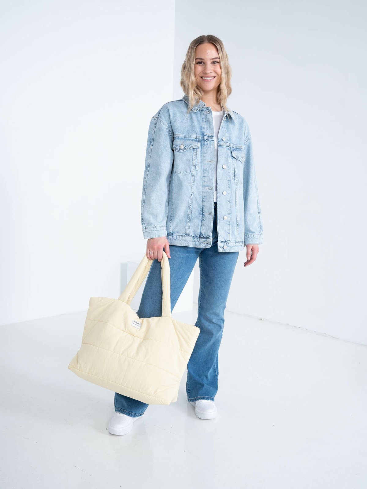 NORR Larisa Denim Jacket Blue Light Wash