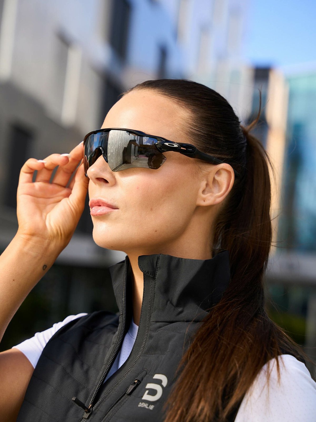 Oakley Radar Ev Path Polished Black / Brilleglassfarge: Prizm Black / Lysgjennomslipp: 11%