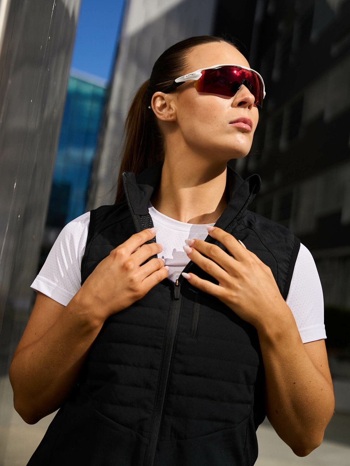 Oakley Radar EV Pitch Prizm Field Brilleglass, Polished White Innfatning