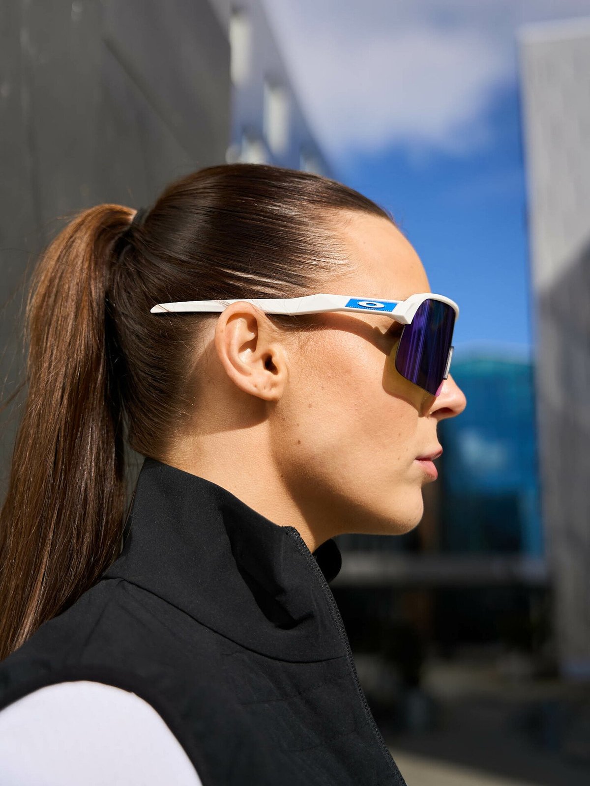 Oakley Sutro Lite Brilleglass: Prizm Sapphire / Innfatning: Matte White / Lysgjennomslipp: 12%