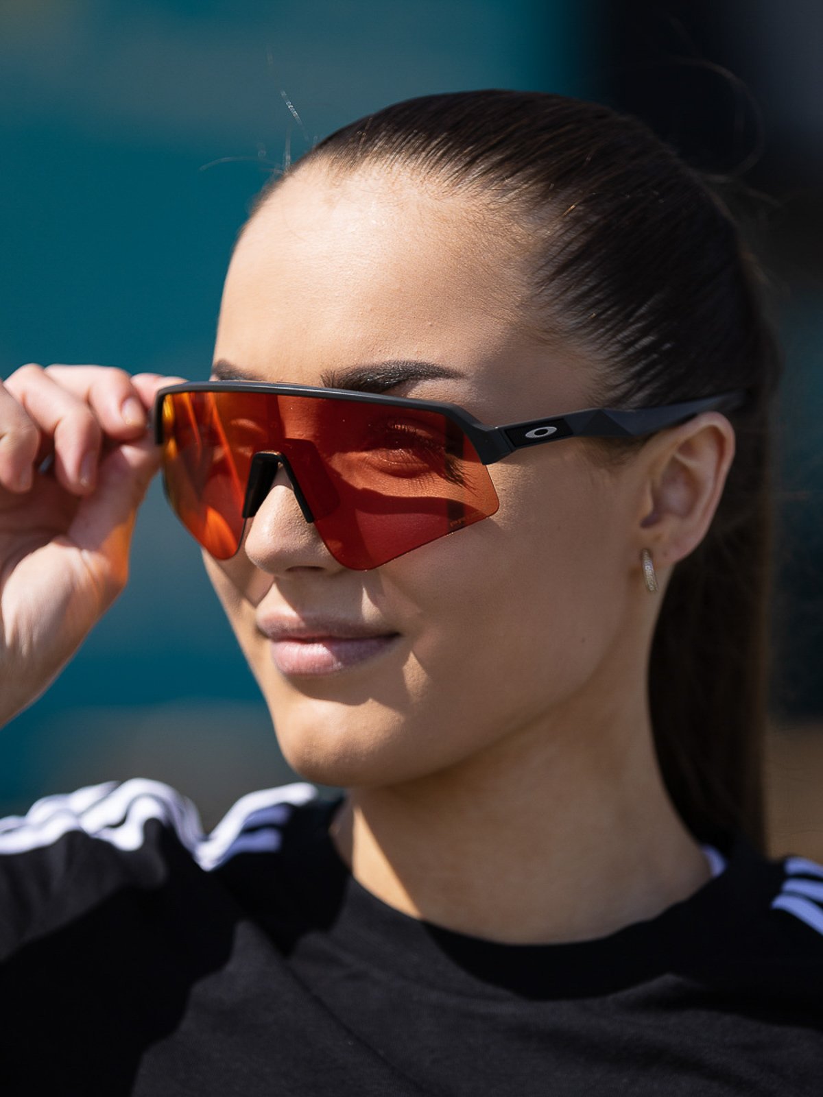 Oakley Sutro Lite Sweep Brilleglass: Prizm Trail Torch / Innfatning: Matte Carbon / Lysgjennomslipp: 35%