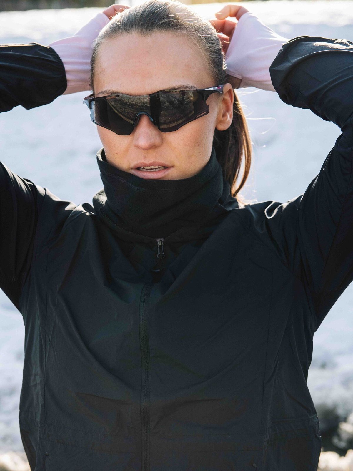 Oakley Cybr Zero Brilleglass: Prizm Grey / Innfatning: Polished Carbon