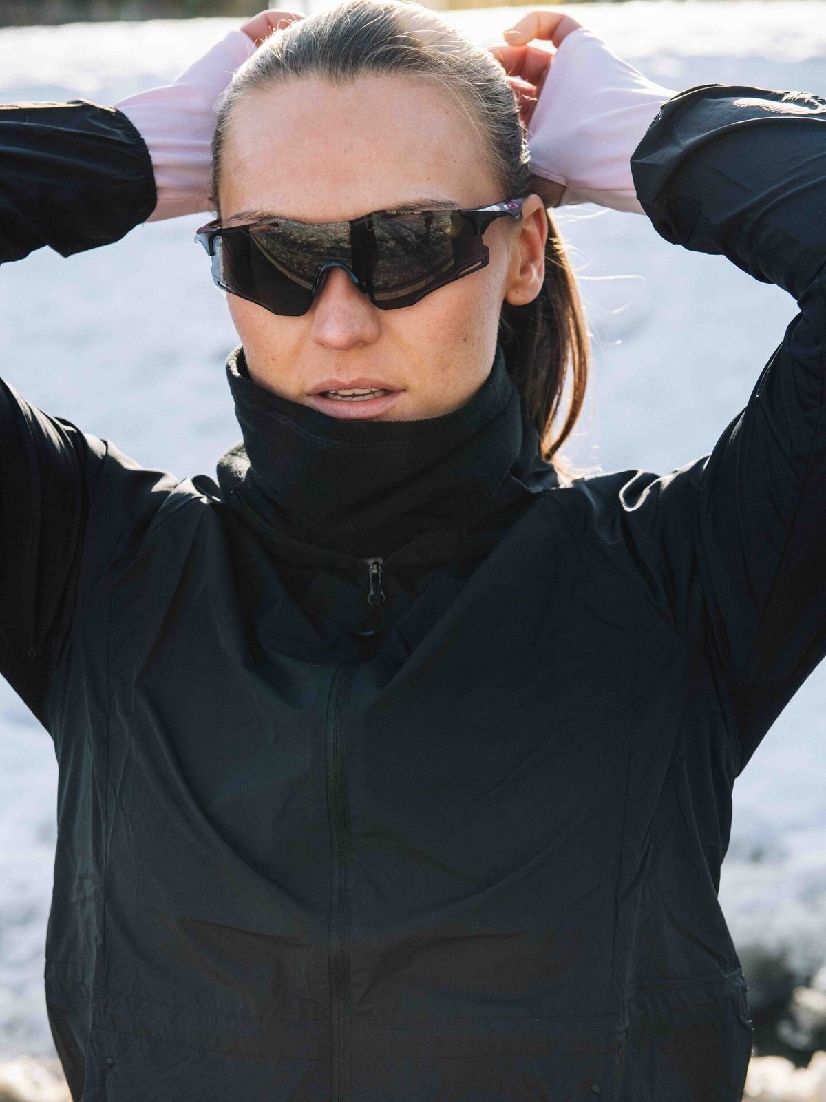 Oakley Cybr Zero Brilleglass: Prizm Grey / Innfatning: Polished Carbon