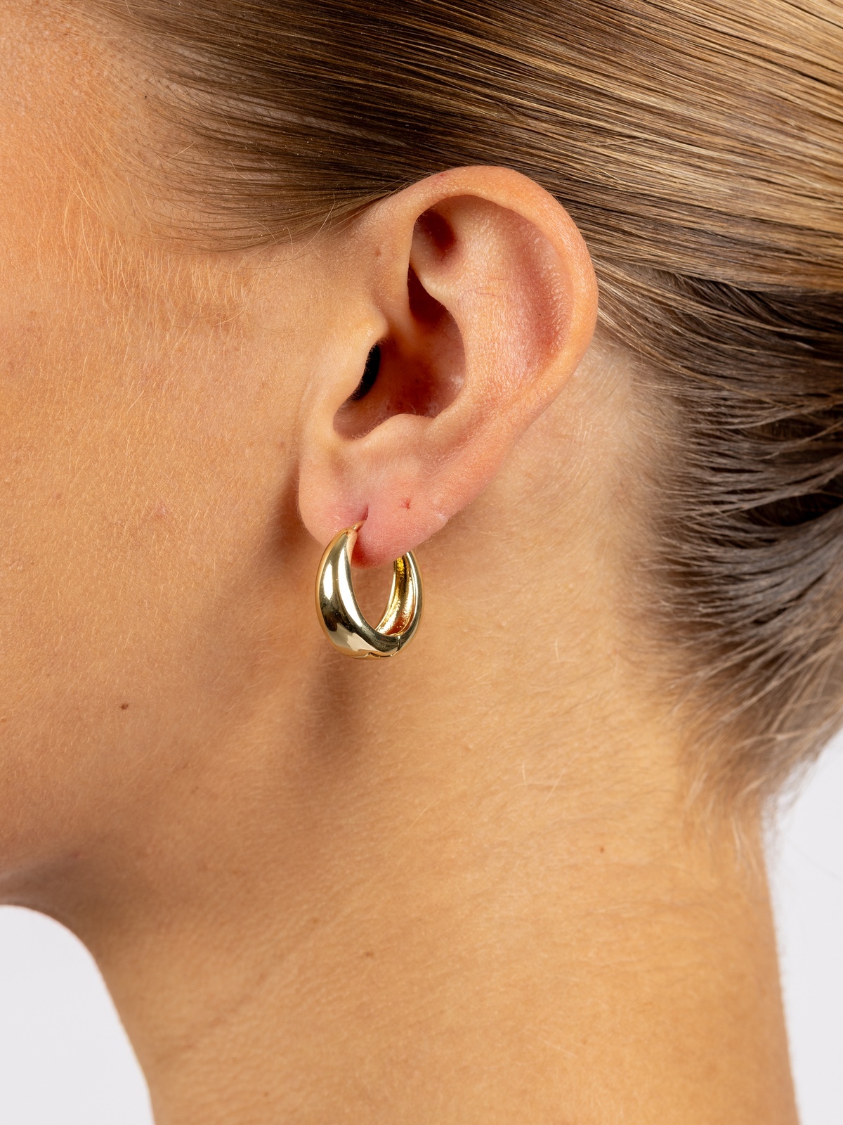 Snö Of Sweden Union Honey Drop Ring Ear 20mm Gull