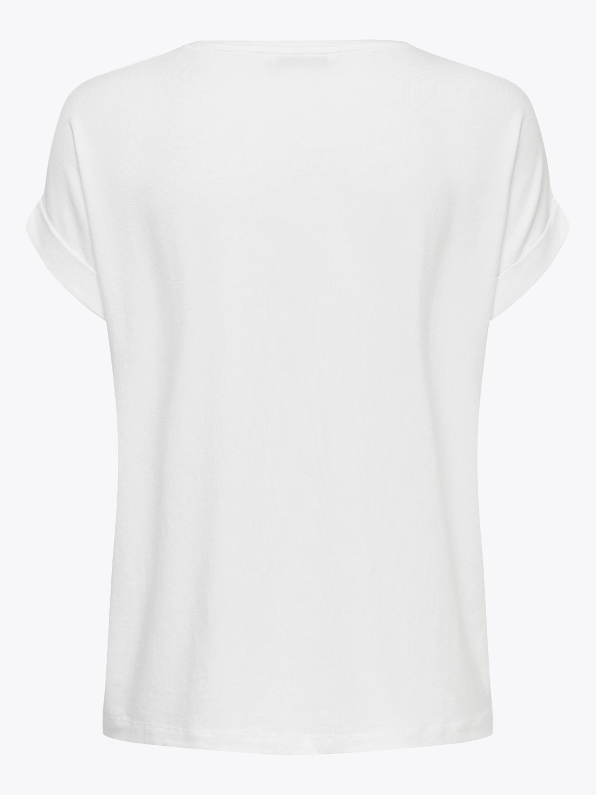 Only Moster Short Sleeve O-Neck Top White