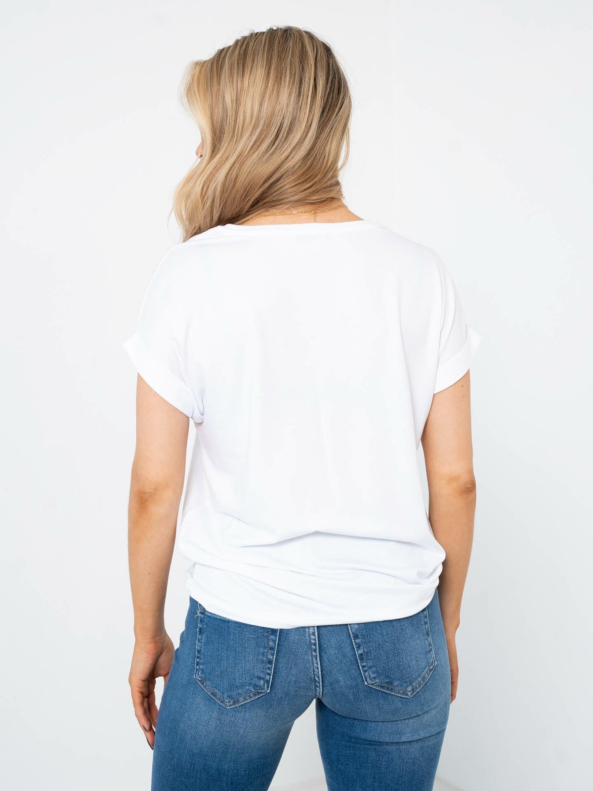 Only Moster Short Sleeve O-Neck Top White