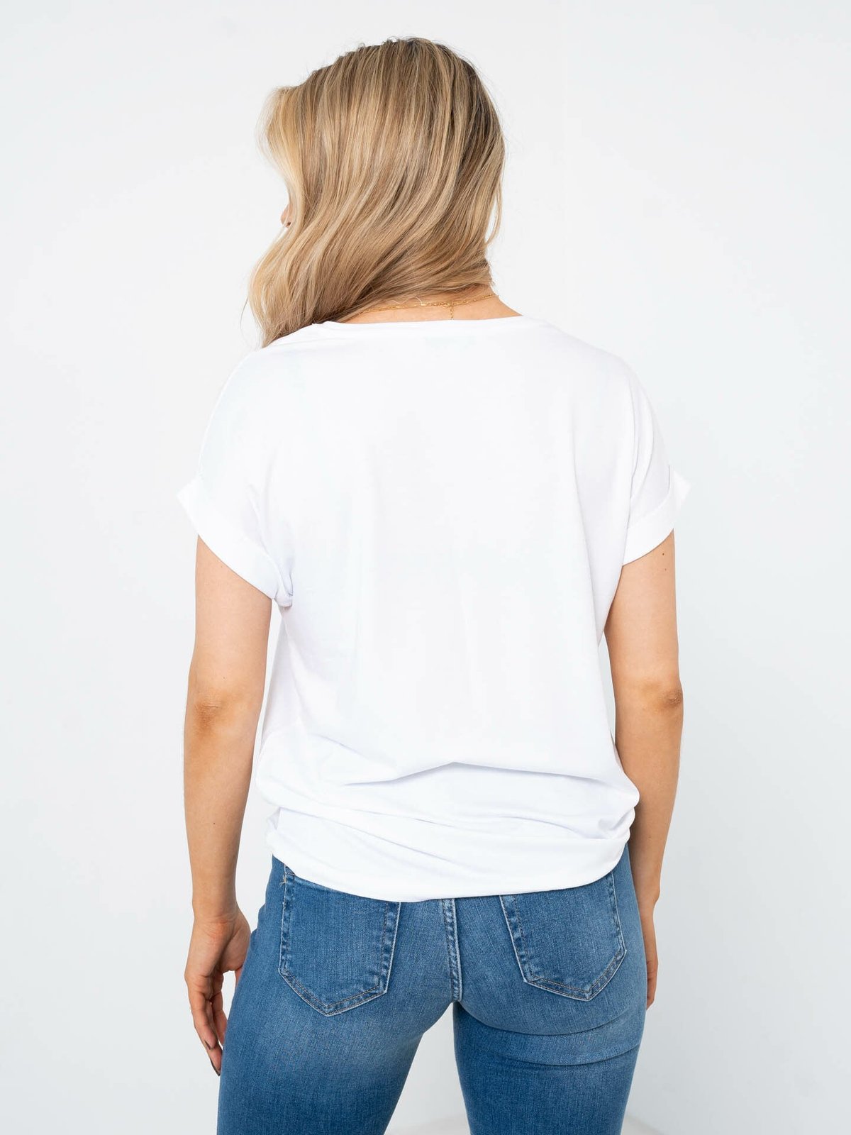 Only Moster Short Sleeve O-Neck Top White