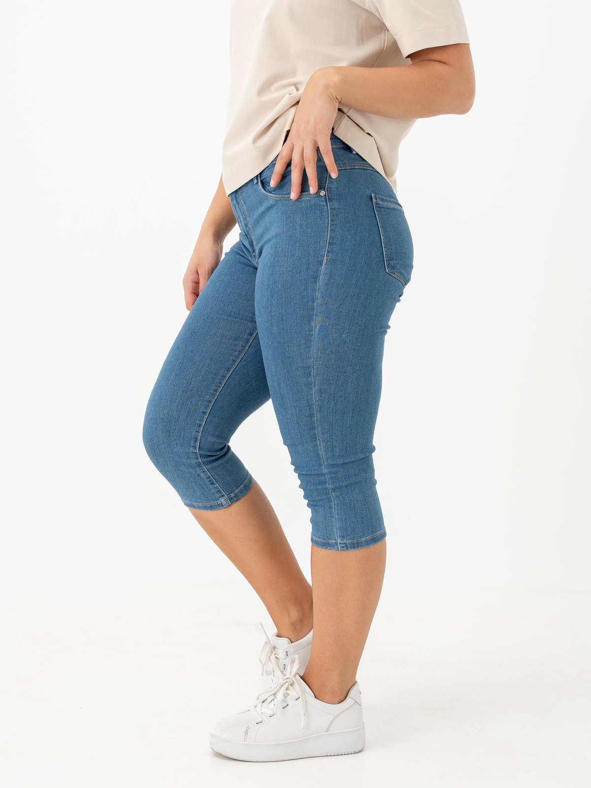 Only Rain Life Knickers Denim Light Blue Denim